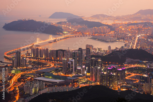 Skyline of Busan, South Korea