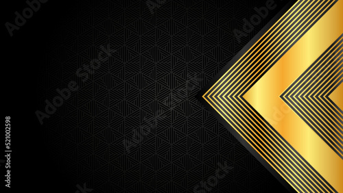 Black gold luxury background, premium background