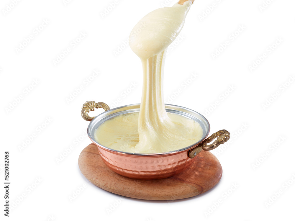 Melting cheese with starch called Kuymak Melting cheese with starch called Kuymak