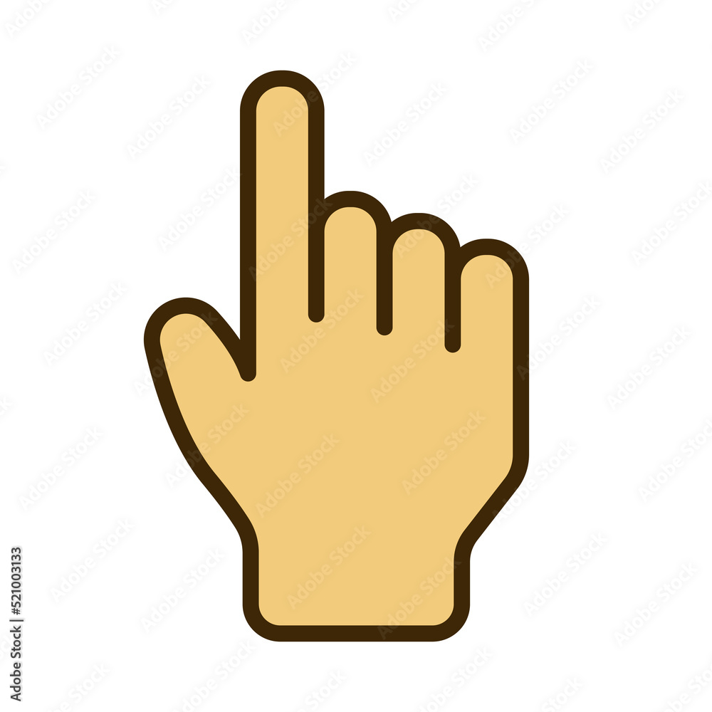 touch finger hand icon vector illustration touch finger hand icon vector illustration