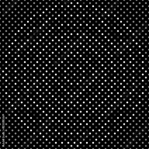 Surface pattern with symmetric geometric ornament. Round spots texture. Circles abstract background. Polka dot motif. For digital paper, textile print, web design. Vector art illustration