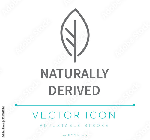 Naturally Derived Line Icon