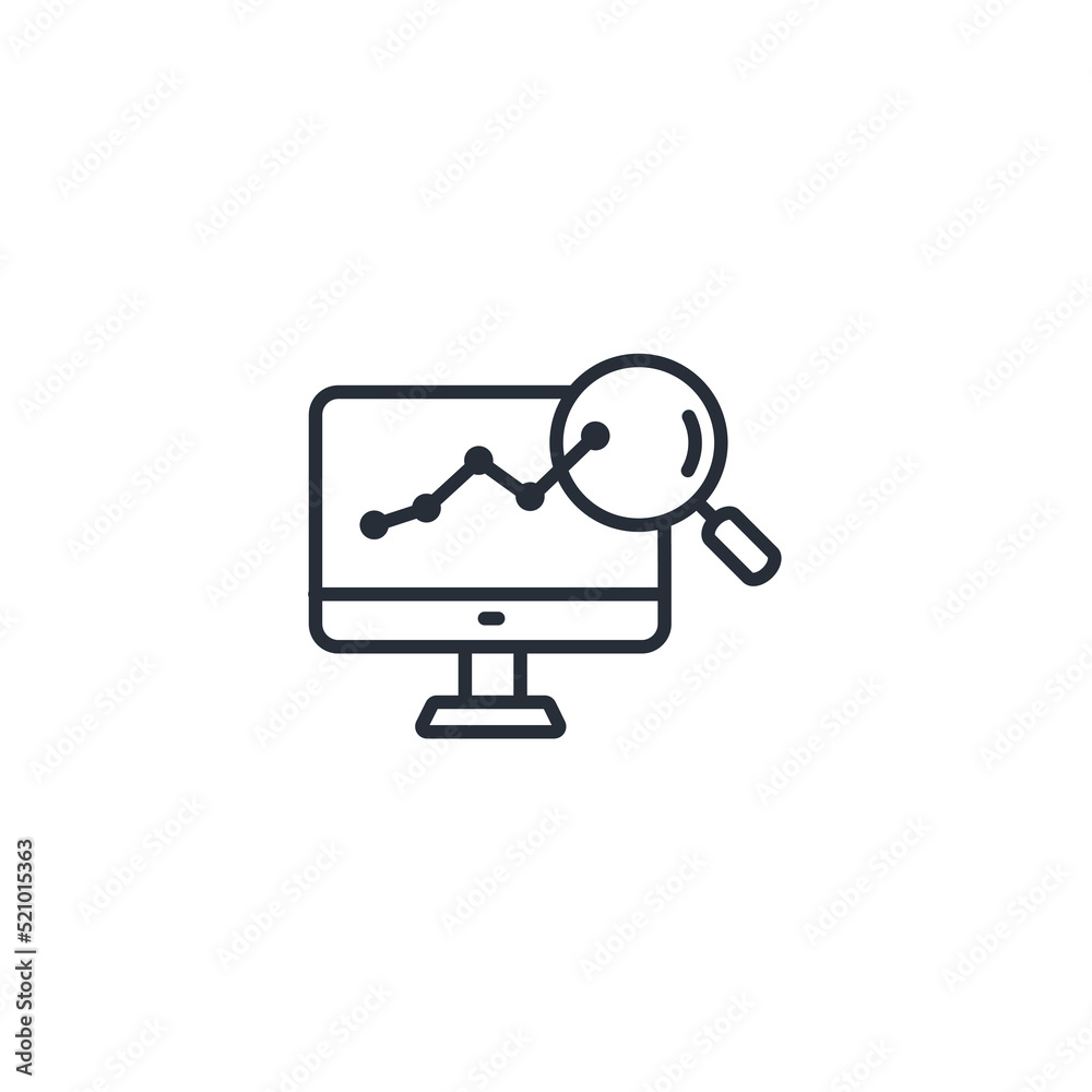 Analysis icons symbol vector elements for infographic web Analysis icons symbol vector elements for infographic web