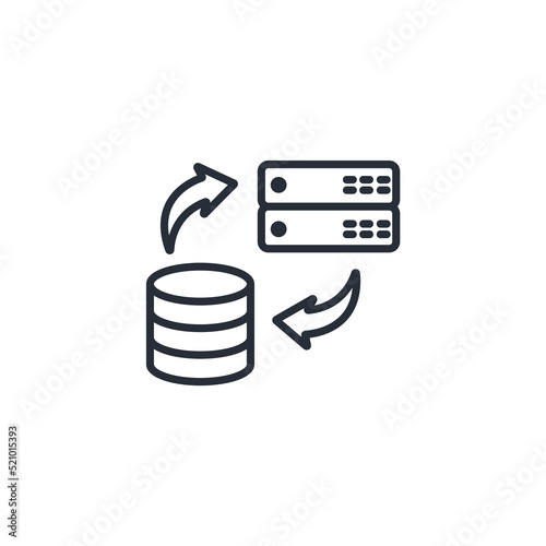 backup icons  symbol vector elements for infographic web
