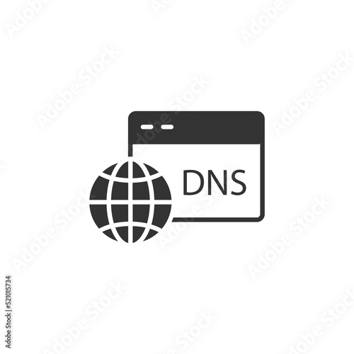 dns icons  symbol vector elements for infographic web photo