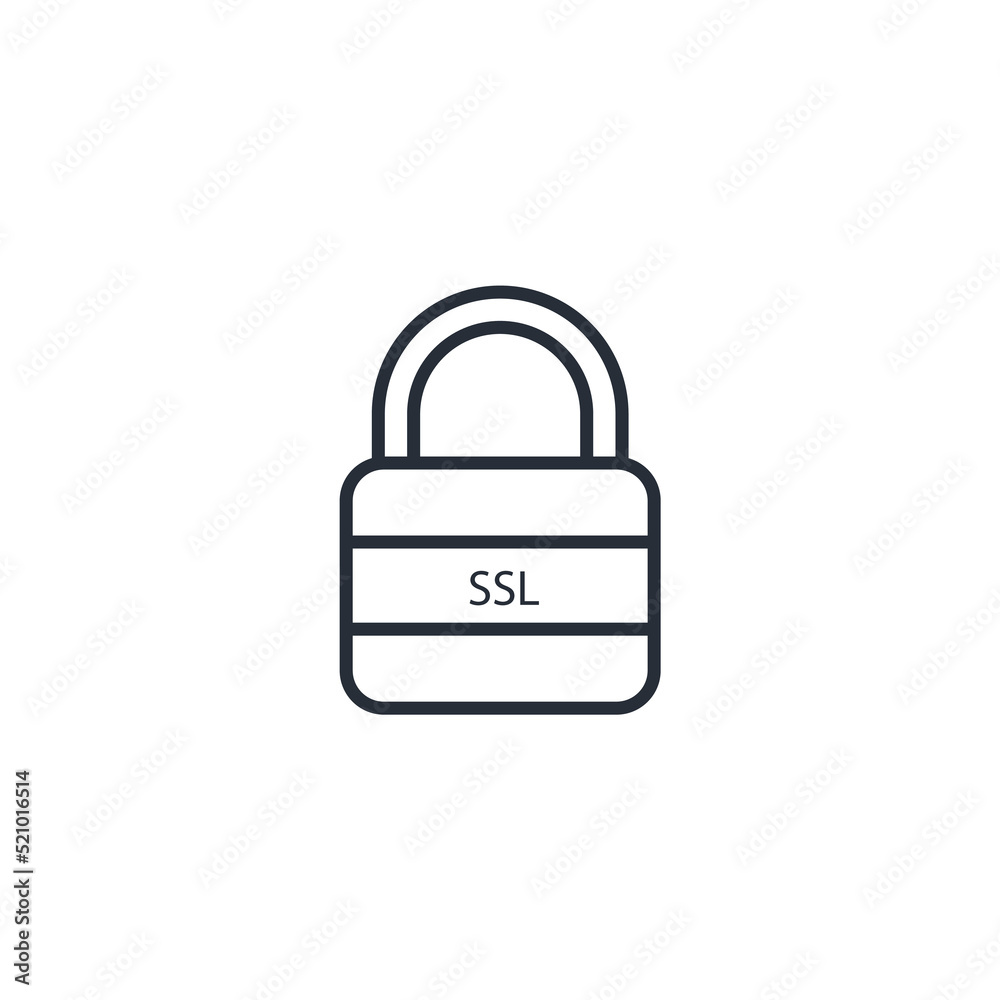 Ssl icons symbol vector elements for infographic web Ssl icons symbol vector elements for infographic web
