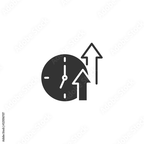 Uptime icons  symbol vector elements for infographic web