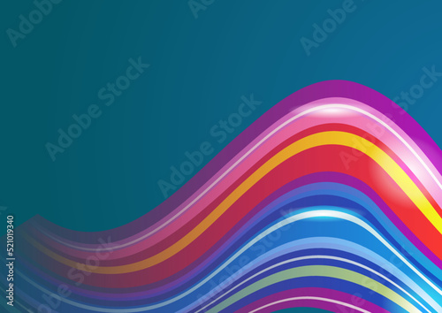 Abstract creative shape colorful design background