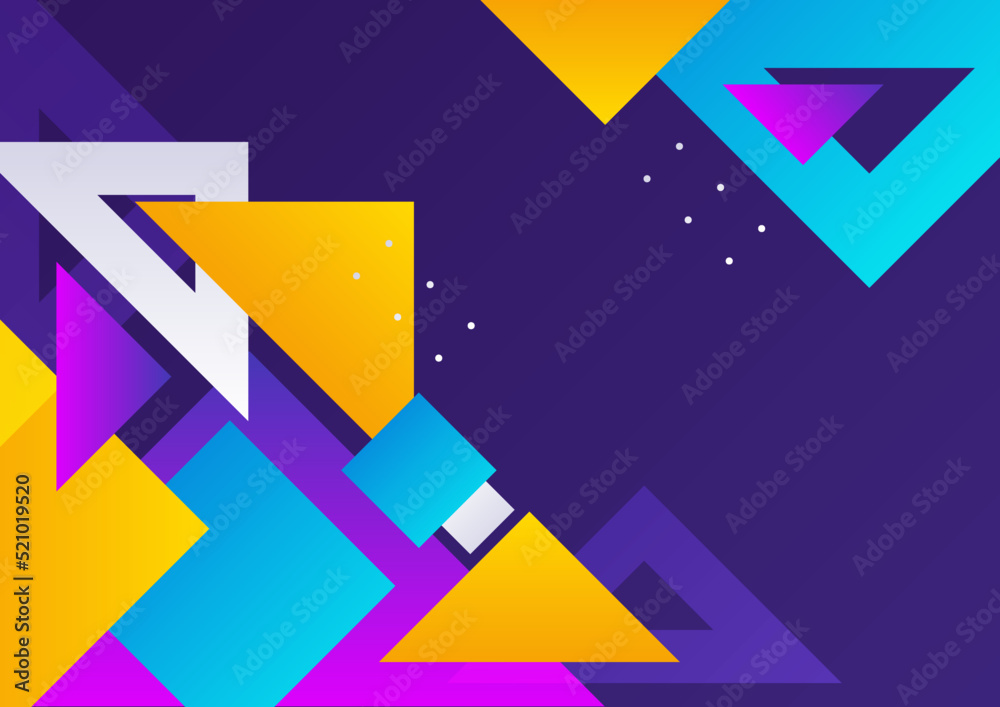 Modern geometric element colorful design background Modern geometric element colorful design background