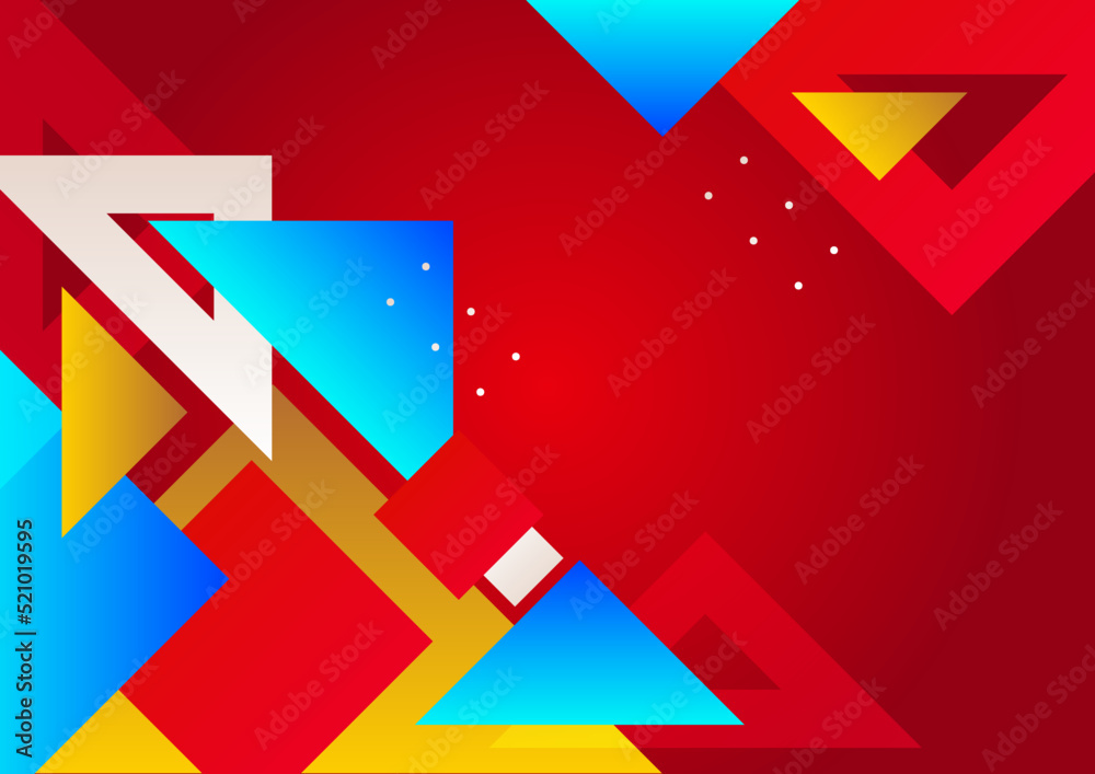 Modern geometric element colorful design background Modern geometric element colorful design background