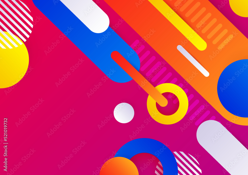 Modern geometric element colorful design background Modern geometric element colorful design background
