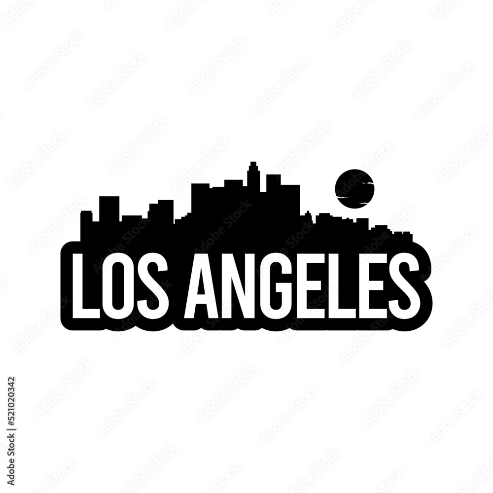 Los Angeles Bold Skyline