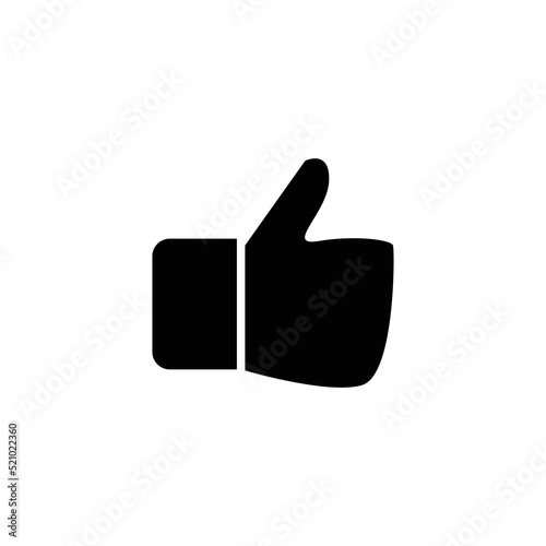 Like Icon Sign Vector Isolated on White Artboard 
