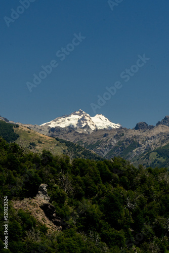 lake, waterfall, mountains, river, plants, pine trees