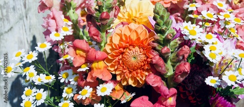 greeting card - bouquet of ...