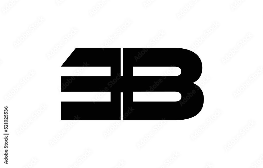 EB Monogram Logo Design By Vectorseller