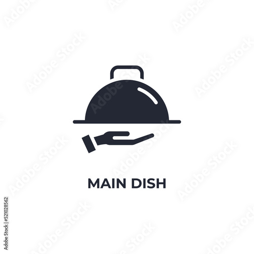 main dish vector icon. filled flat sign for mobile concept and web design. Symbol, logo illustration. Vector graphics
