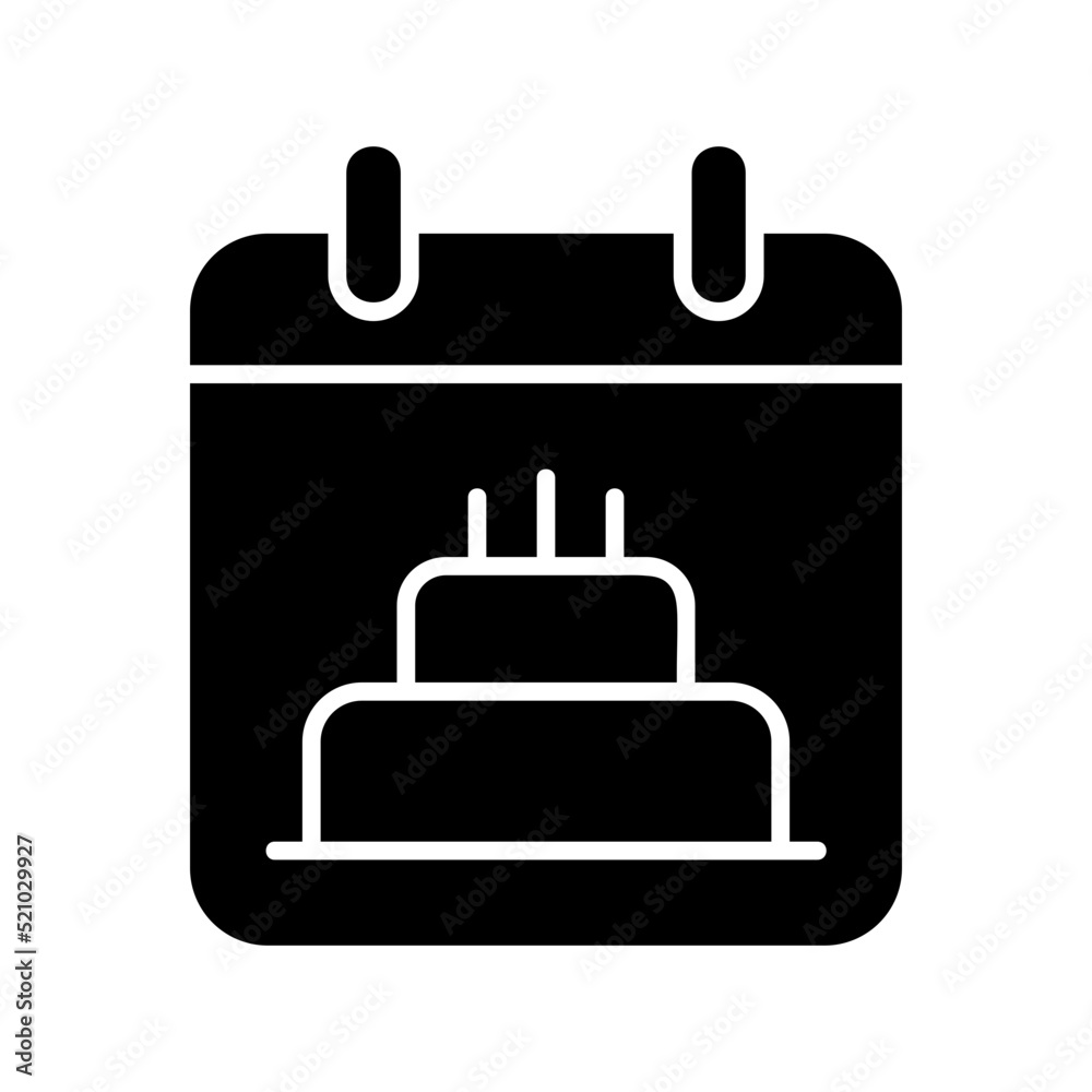 Birthday Date Icon Birthday Date Icon