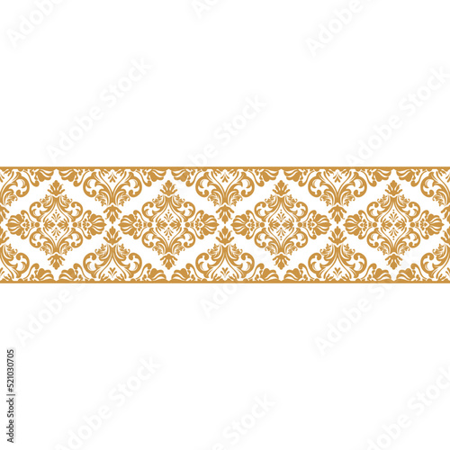 luxury gold floral pattern