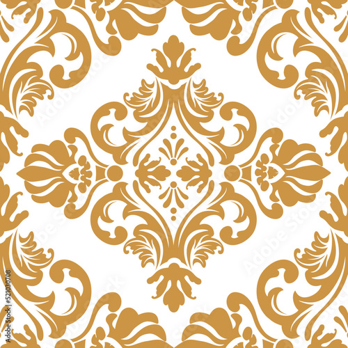 luxury gold floral pattern