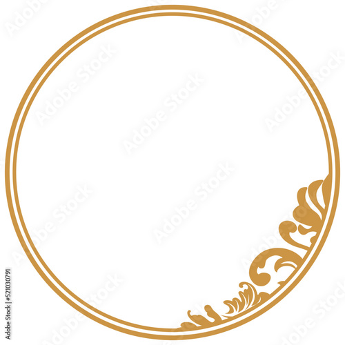 luxury gold floral pattern