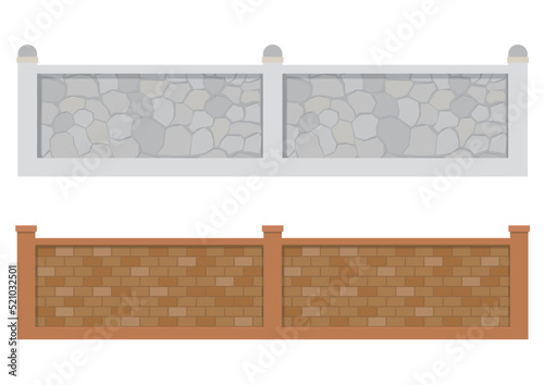 wall fence set.