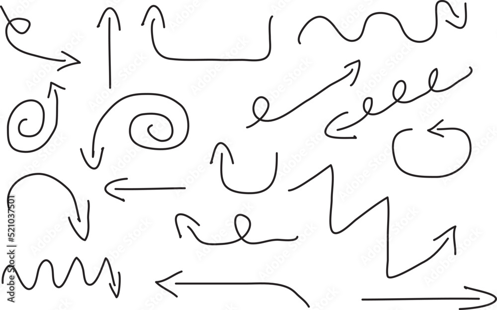 Líneas divisorias hechas a mano. Iconos de vector