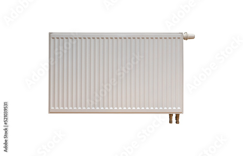 Wallpaper Mural white radiator on isolated white background Torontodigital.ca