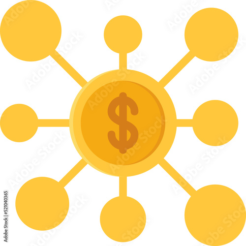 crowd funding flat icon