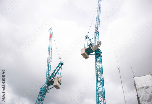 Image of industrial installation machines in London.