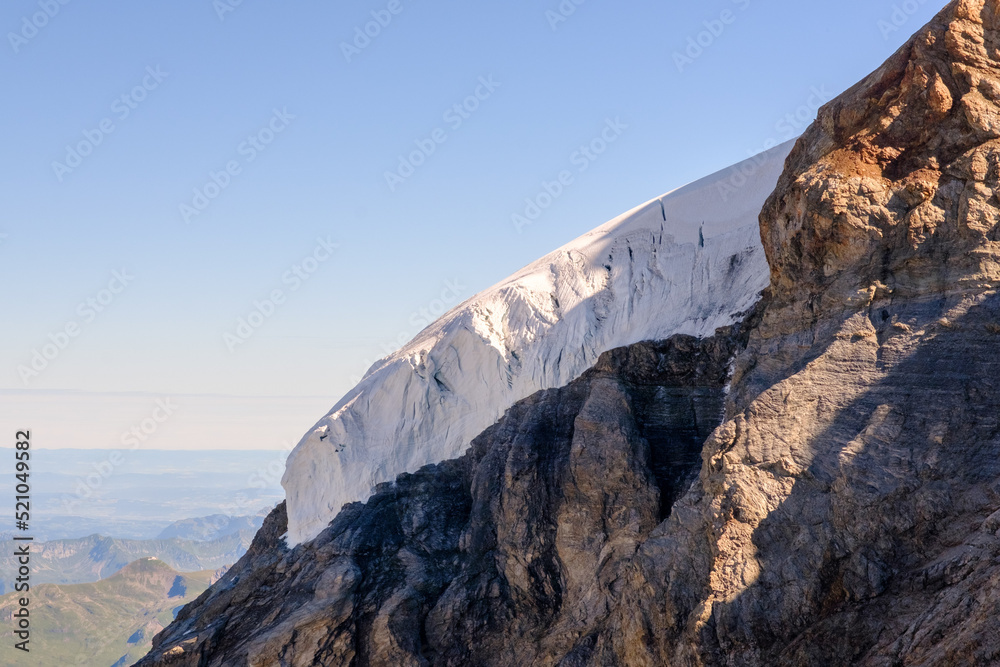 Felsformationen am Aletschgletscher