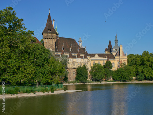  Vajdahunyad castle at Varosliget city park, Budapest, Hungary © Paolo