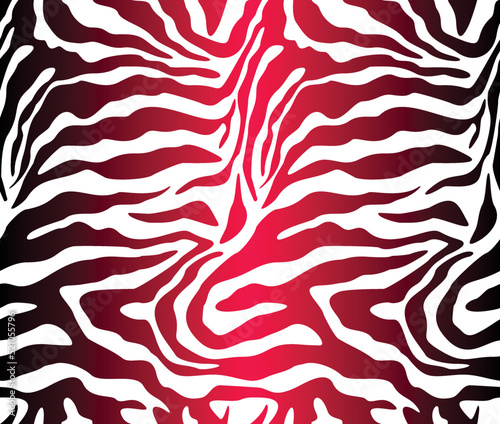 Abstract zebra seamless print trendy texture, modern design
