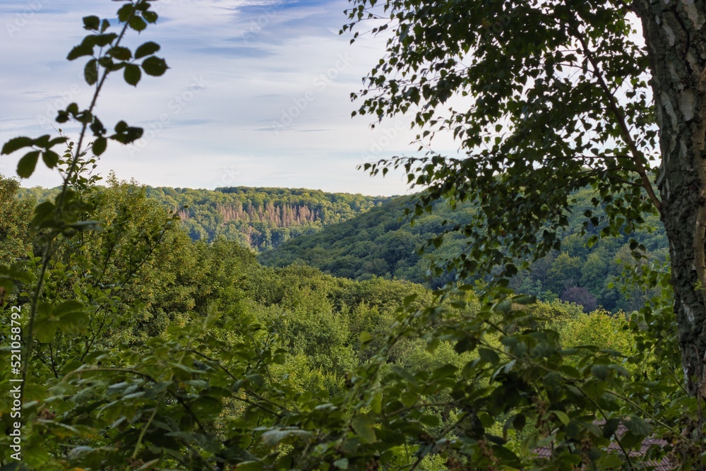 Weiter Blick über das bergische Land