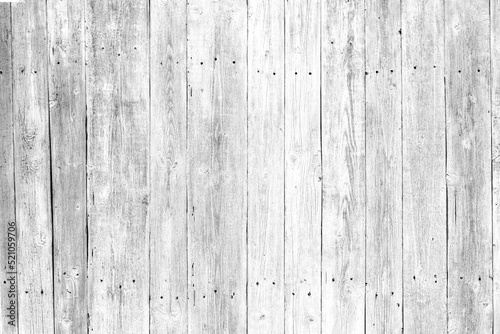 White wooden background or texture