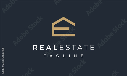 Real Estate - E House Logo Design