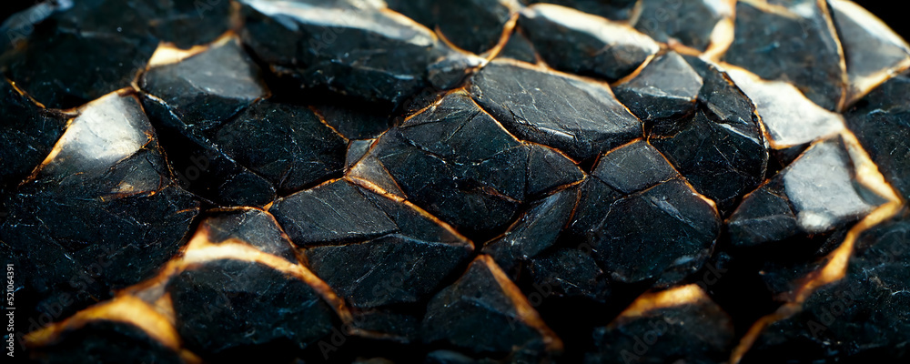Texture of black glowing dragon scales close up Stock Photo | Adobe Stock