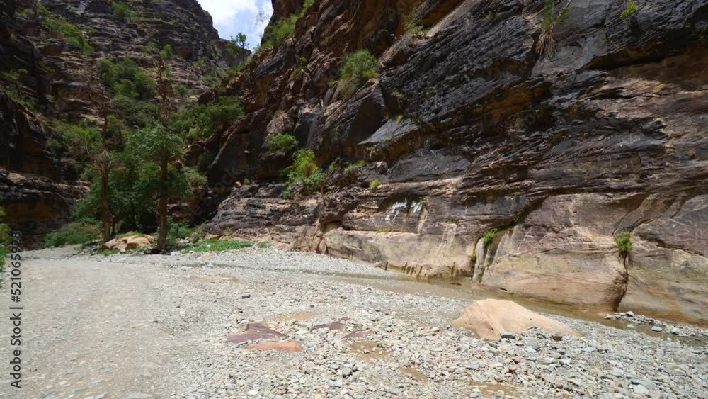 Tourist visit Wadi Lajab in the Jazan region south west of Saudi Arabia Tourist visit Wadi Lajab in the Jazan region south west of Saudi Arabia