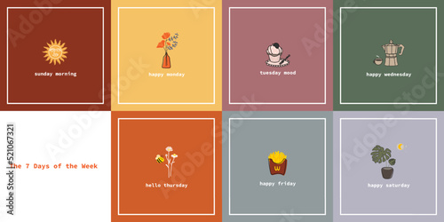 set of icons for christmas