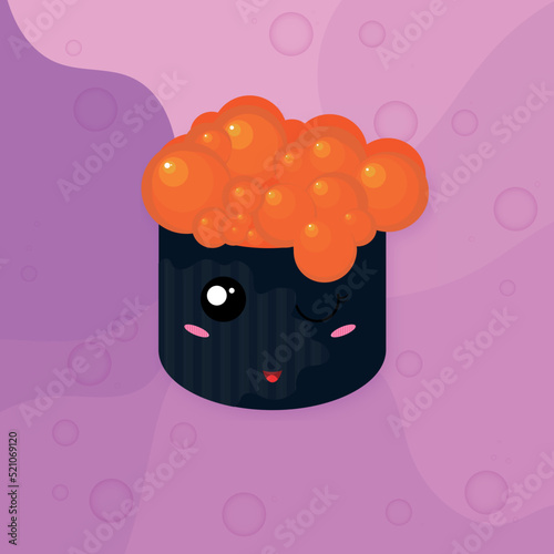 Cheerful creature character