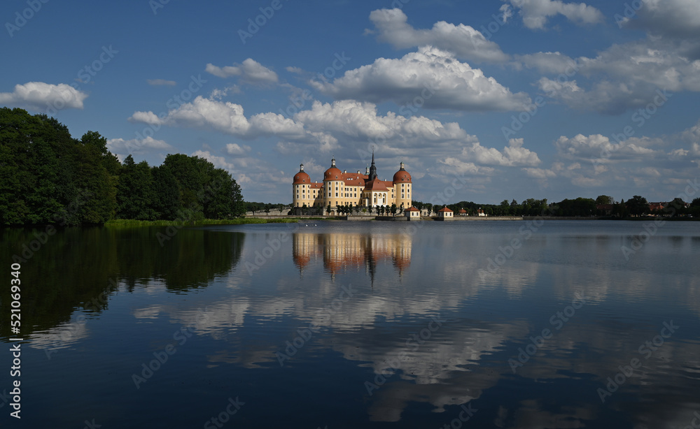 Fototapeta premium Jagdschloss Moritzburg in Sachsen, Deutschland