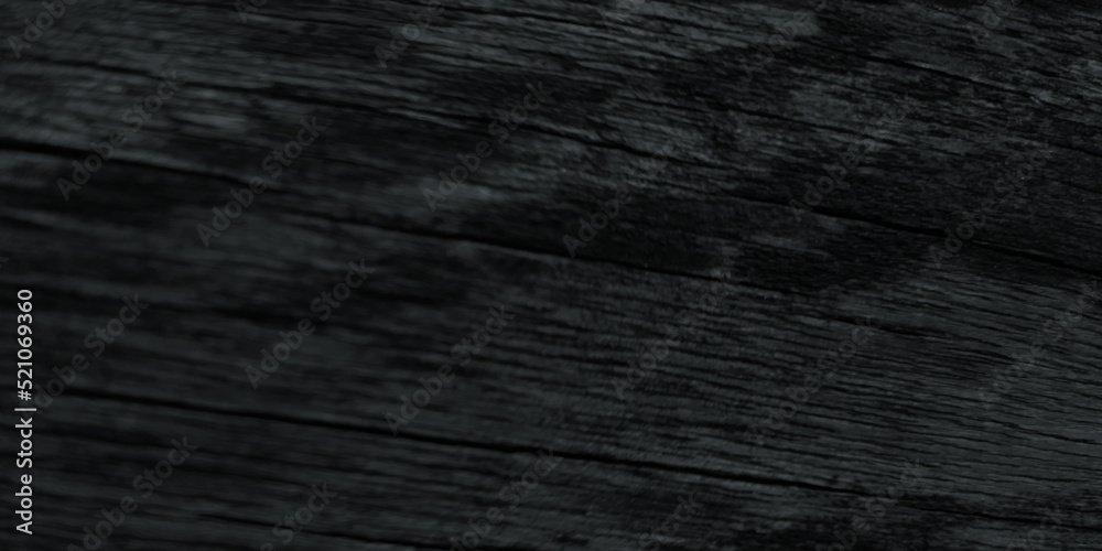 Obraz premium Old and dusty black wood texture, scratched and grainy black grunge texture with stains, stylist and luxury black background for wallpaper, cover, card and design.