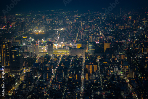 東京の街並み（東京スカイツリーから撮影）
