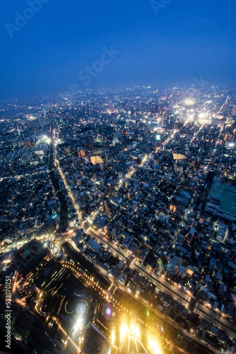 東京の街並み（東京スカイツリーから撮影）