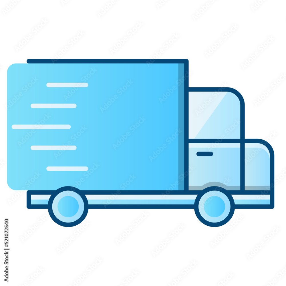 Delivery truck gradient icon Delivery truck gradient icon
