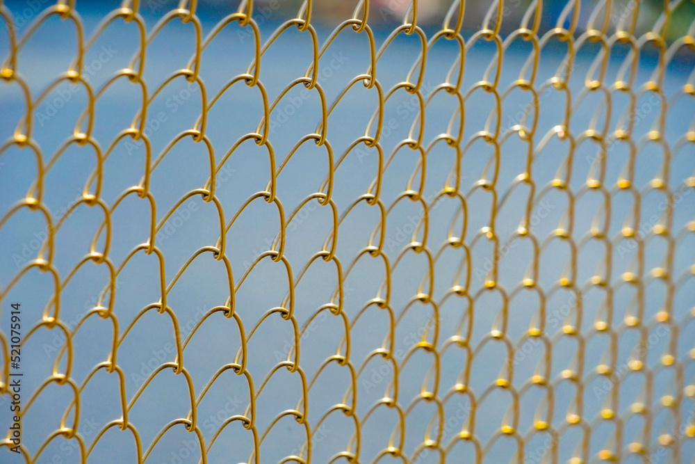 Naklejka premium 鉄のフェンスのイメージ