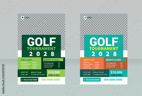 Golf Tournament Flyer Template