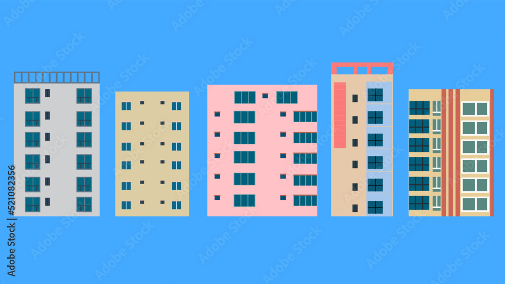 illustration of buildings