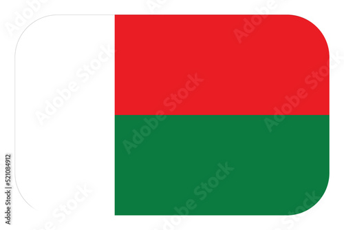 Free Download Flag of Madagascar. National symbol in official colors. Template icon. Abstract vector background - GFXLoad