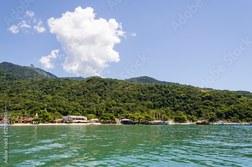 A settlement at the coast of Angra dos Reis town, State of Rio de Janeiro, Brazil. Taken with Nikon D5100 18-55 lens, at 18mm, 1/250 f 8 ISO 100. photo